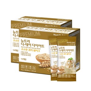 뉴트리디데이 다이어트 고소한 귀리 쉐이크 14p, 350g, 2개