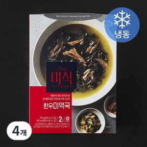 더미식 한우미역국 2인분 (냉동), 700g, 4개