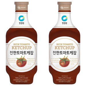 대상 청정원 진한케찹, 760g, 2개