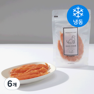 도그쿡 강아지 냉동 간식, 치킨, 80g, 6개