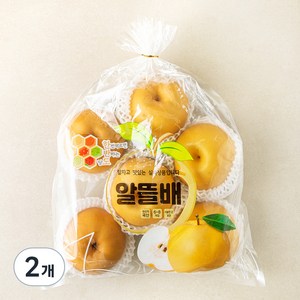 천안 당도선별 알뜰배, 3kg(6~8입), 2개