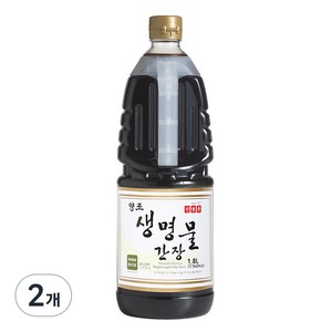 신앙촌 양조 생명물간장, 1.8L, 2개