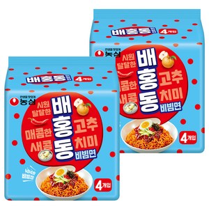 농심 배홍동 비빔면 137g, 8개