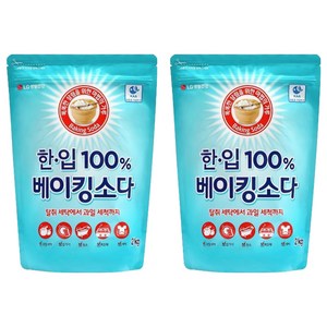 [비건라이프] 한입 베이킹소다 알파, 2kg, 2개
