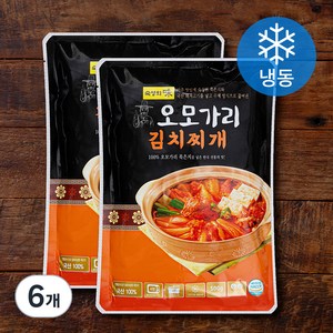 오모가리 수제 김치찌개 (냉동), 500g, 6개