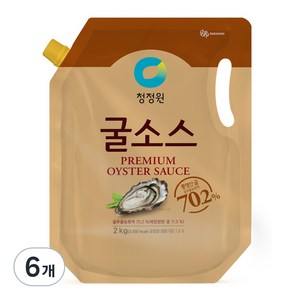 대상 청정원 굴소스, 2kg, 6개