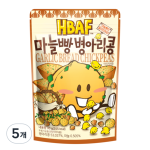 바프 마늘빵 병아리콩, 5개