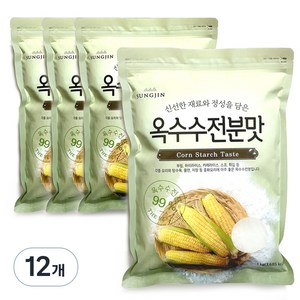 성진 옥수수 전분맛, 1kg, 12개