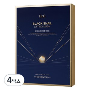 닥터지 블랙 스네일 리프팅 마스크, 5개입, 4개