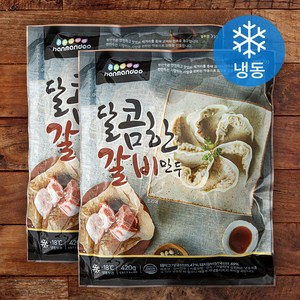 한만두 달콤한 갈비만두 (냉동), 420g, 2개