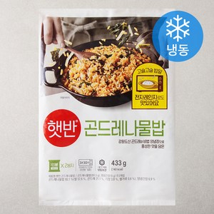 햇반 곤드레나물밥 2인분 (냉동), 433g, 1개