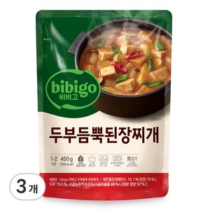 비비고 두부듬뿍 된장찌개, 460g, 3개