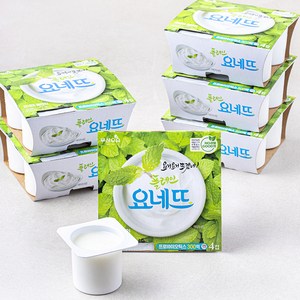 부산우유 요네뜨 플레인, 80g, 24개