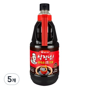 움트리 실장님 잘익은 회 간장, 1.9kg, 5개