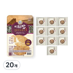 임금님표이천 이천쌀 바삭누룽지 오리지널, 20g, 20개