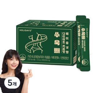 홀리데이즈 쑤욱빼 다이어트 커피맛 헤이즐넛향 28p, 92.4g, 5개