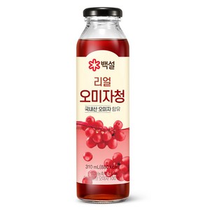 백설 리얼 오미자청, 310ml, 1개