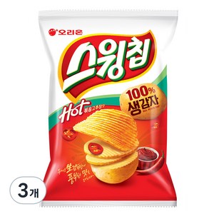 오리온 스윙칩 볶음고추장맛, 110g, 3개