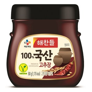 100% 국산 고추장, 500g, 1개