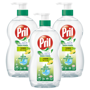 프릴 시크릿 오브 그린파워 주방세제 레몬그라스향, 700ml, 3개