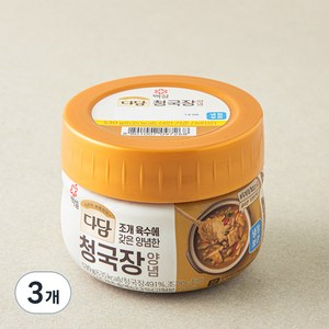 다담 청국장 양념, 530g, 3개