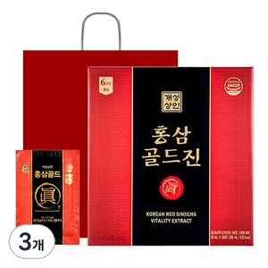 개성상인 홍삼골드진, 1.5L, 3개