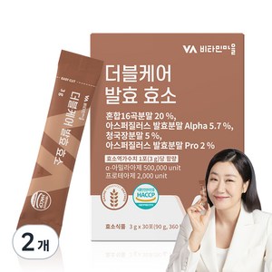 비타민마을 더블케어 발효 효소 30p, 90g, 2개