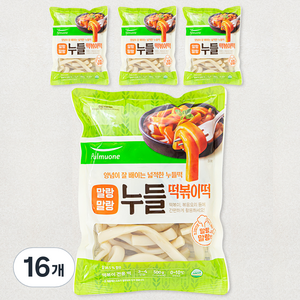 풀무원 누들떡볶이떡, 500g, 16개