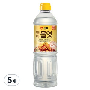 샘표 맥아물엿, 1.2kg, 5개