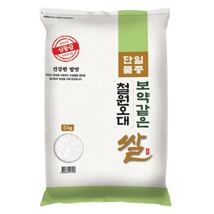 대한농산 2024년산 햅쌀 보약같은 철원오대쌀, 상등급, 5kg, 1개