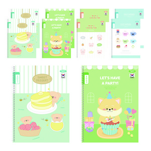 펜피아 1000 초등스프링 8칸쓰기 노트 10p, 랜덤발송, 1개