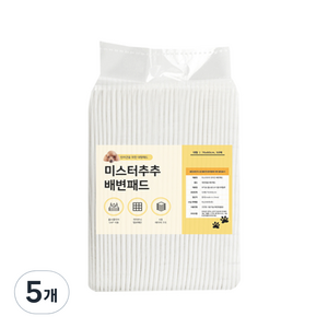 미스터추추 강아지 배변패드 45g, 50개입, 5개