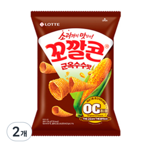 꼬깔콘 군옥수수맛, 134g, 2개