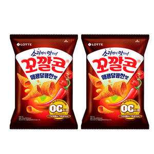 꼬깔콘 매콤달콤한 맛, 134g, 2개