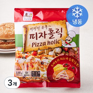 피자홀릭 (냉동), 130g, 3개