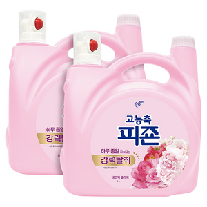 피죤 강력탈취 섬유유연제 로맨틱 플라워 본품, 6L, 2개