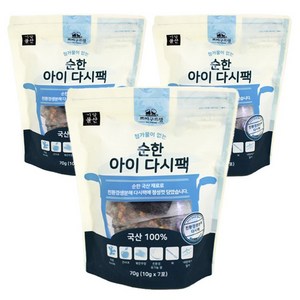 쁘띠구르망 순한 아이다시팩 70g, 3개