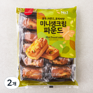 삼립 미니 생크림 파운드, 360g, 2개