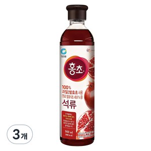 홍초 석류식초, 900ml, 3개