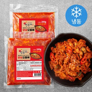 강창구찹쌀진순대 양념 오돌뼈 (냉동), 200g, 2개