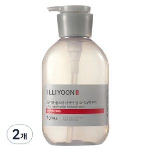 일리윤 울트라 리페어 딥 모이스춰 워시, 500ml, 2개