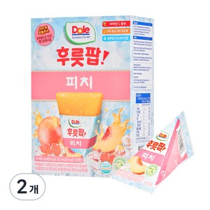 돌 후룻팝 피치 8p, 496ml, 2개