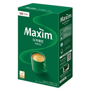 맥심 디카페인 커피믹스, 11.8g, 100개입, 1개