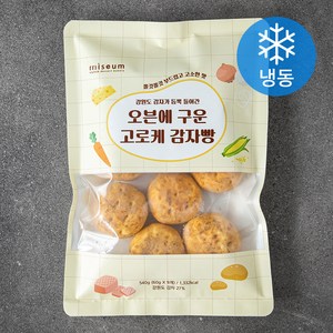 미지엄 오븐에 구운 고로케 감자빵 9개입 (냉동), 1개, 540g