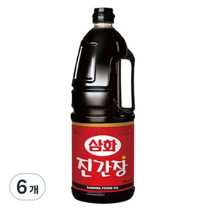 삼화식품 진간장, 1.8L, 6개