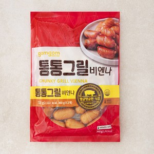 곰곰 통통 그릴비엔나, 360g, 2개