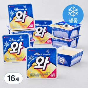 롯데 와 바닐라, 190ml, 16개