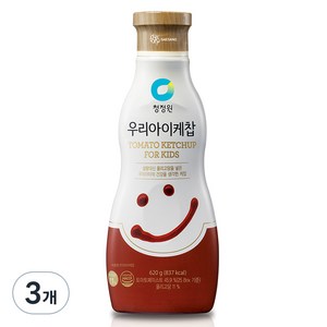 청정원 우리아이 토마토 케찹, 620g, 3개