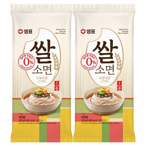 샘표 쌀 소면, 400g, 2개