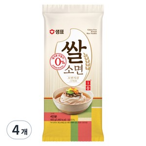 샘표 쌀 소면, 400g, 4개